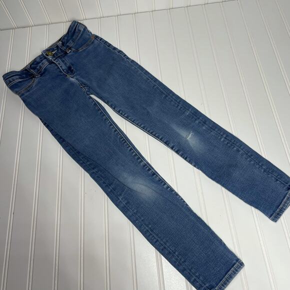 Scotch & Soda Girls Blue Straight Leg Stretchable Jeans Size 8 - Picture 1 of 9